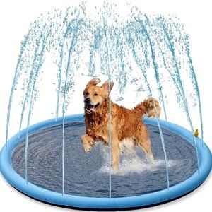Make Summer Fun for Your Dog with This Portable Inflatable Swimming Pool!